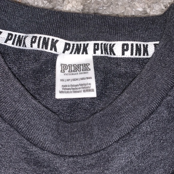 Pink Cropped Sweater Top - Picture 2 of 4